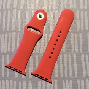 Neon Orangey Pink 38mm Apple Watch Band
